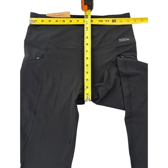 Eddie Bauer High Rise Trail Tight Zippered Pocket Black Women's Size M Leggings - Picture 11 of 13